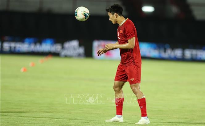 Hậu vệ Đoàn Văn Hậu. Ảnh: Hoàng Linh - TTXVN