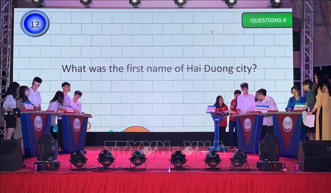 Các đội tham gia cuộc thi. Ảnh: Hiền Anh-TTXVN