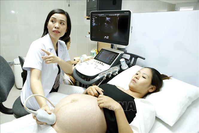 Trong ảnh: Trung tâm Sàng lọc, chẩn đoán trước sinh và sơ sinh - bệnh viện Phụ sản Hà Nội thực hiện nhiều kỹ thuật cao mang lại sự sống cho an toàn cho các sơ sinh và bà mẹ. Ảnh: Dương Ngọc - TTXVN