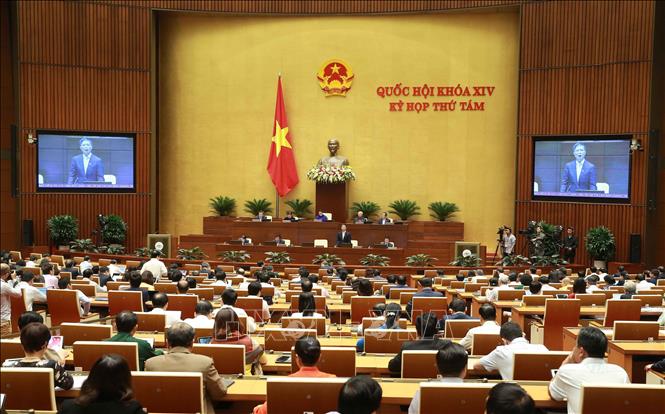 Trong ảnh: Bộ trưởng Bộ Công Thương Trần Tuấn Anh tiếp tục trả lời chất vấn. Ảnh: Doãn Tấn - TTXVN