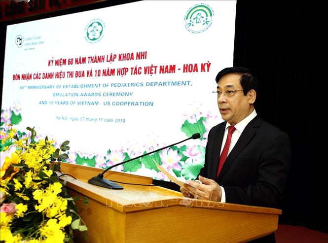 Trong ảnh: PGS.TS Lương Ngọc Khuê, Cục trưởng Cục Quản lý khám chữa bệnh (Bộ Y tế) phát biểu. Ảnh: Dương Ngọc - TTXVN