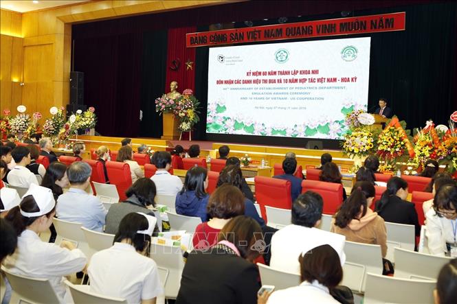 Trong ảnh:  Quang cảnh lễ kỷ niệm. Ảnh: Dương Ngọc - TTXVN
