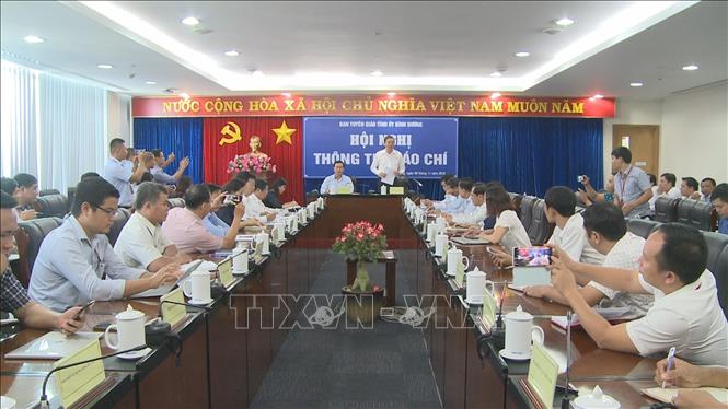 Trong ảnh: Quang cảnh hội nghị cung cấp thông tin. Ảnh: Nguyễn Văn Việt - TTXVN
