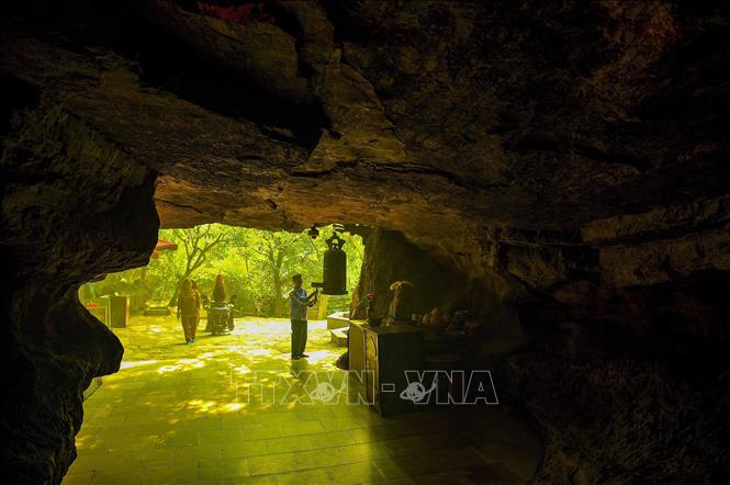 Photo: A corner of the Ancient Bai Dinh Pagoda. VNA Photo: Minh Đức