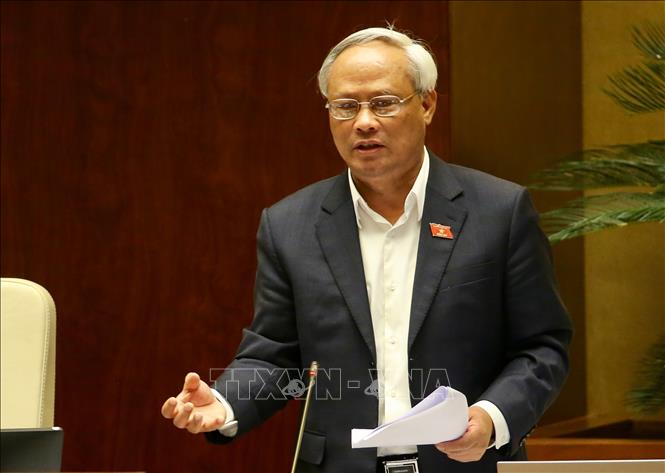 Trong ảnh: Phó Chủ tịch Quốc hội Uông Chu Lưu kết luận phiên thảo luận. Ảnh: Dương Giang - TTXVN