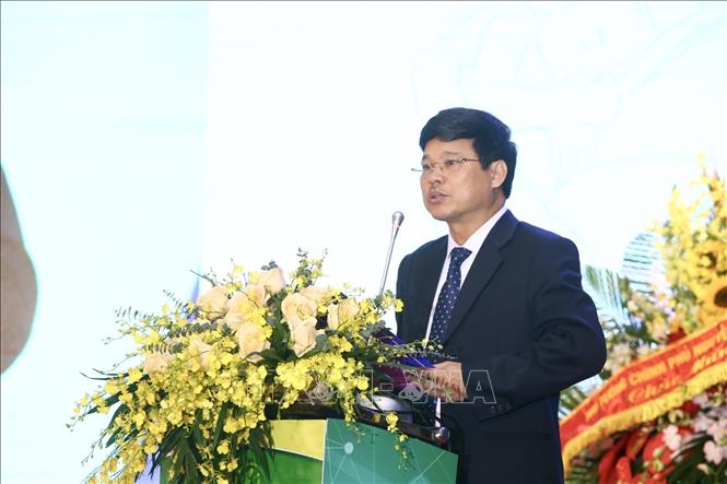 Trong ảnh: Phó chủ tịch UbND Thành phố Hà Nội Ngô Văn Quý phát biểu. Ảnh: Minh Quyết - TTXVN