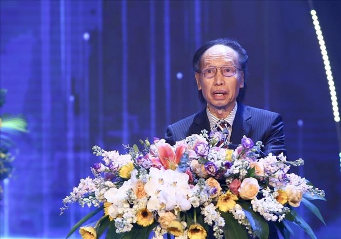 Trong ảnh: Ông Phạm Huy Hoàn, Tổng Biên tập báo Dân trí phát biểu khai mạc. Ảnh: Minh Quyết - TTXVN