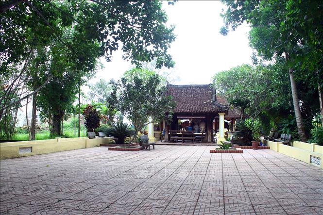 Trong ảnh: Di tích lịch sử - kiến trúc, nghệ thuật cấp Quốc gia đền Hữu tại xã Thanh Yên (Thanh Chương, Nghệ An). Ảnh: Tá Chuyên - TTXVN