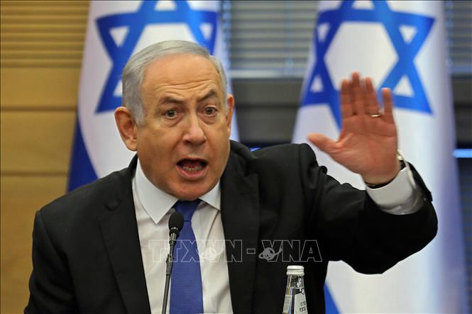 Trong ảnh: Thủ tướng Israel Benjamin Netanyahu phát biểu tại cuộc họp ở Jerusalem ngày 20/11/2019. Ảnh: AFP/TTXVN
