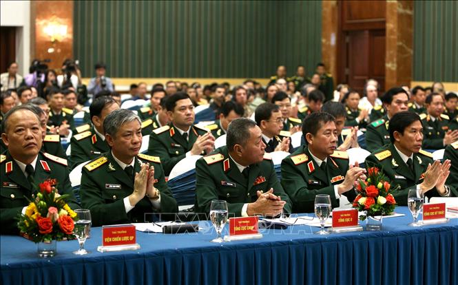 Trong ảnh: Các đại biểu tham dự buổi lễ. Ảnh: Dương Giang - TTXVN