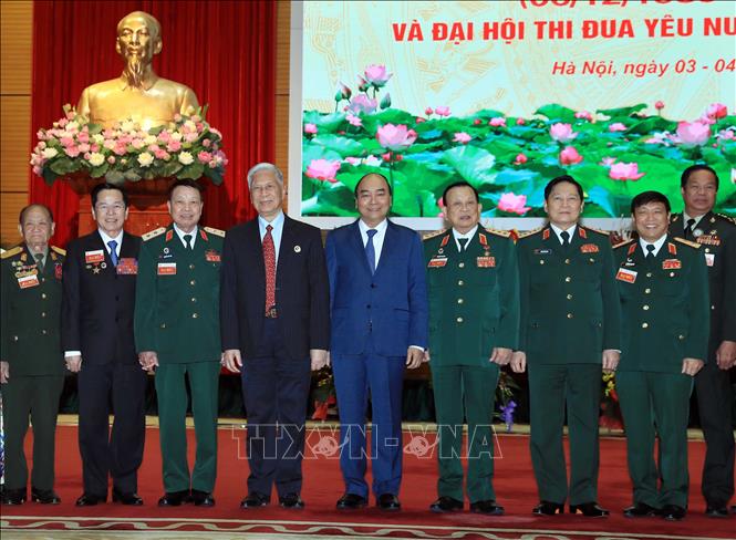 Trong ảnh: Thủ tướng Nguyễn Xuân Phúc và các đại biểu. Ảnh: Thống Nhất – TTXVN
