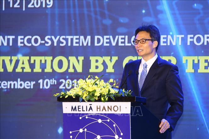 Trong ảnh: Phó Thủ tướng Vũ Đức Đam phát biểu. Ảnh: Minh Quyết - TTXVN