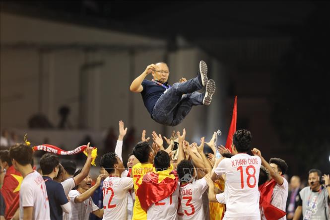Photo: Chief coach Park Hang-seo. VNA Photo: Hoàng Linh