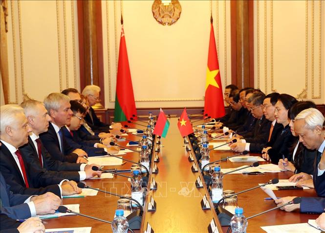 Photo: A general view of the talks. VNA Photo: Trọng Đức