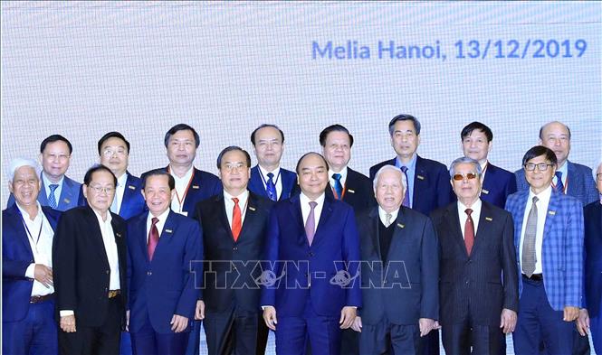 Trong ảnh: Thủ tướng Nguyễn Xuân Phúc và các đại biểu. Ảnh: Thống Nhất – TTXVN
