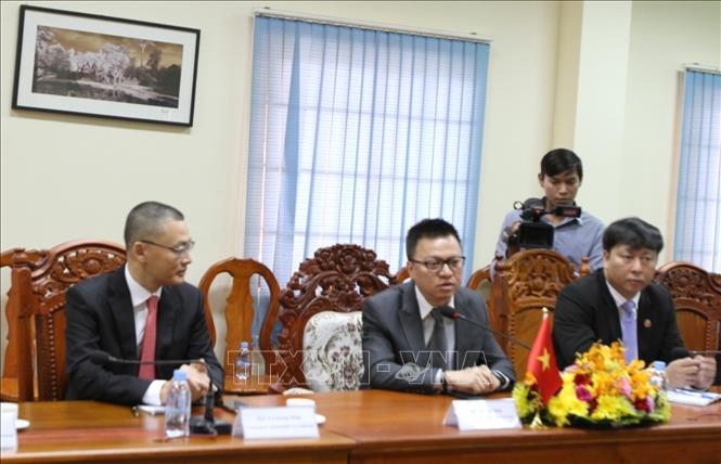 Trong ảnh: Phó Tổng giám đốc Thông tấn xã Việt Nam Lê Quốc Minh phát biểu. Ảnh: Trang Nhung-TTXVN  
