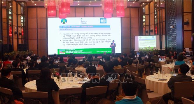 Trong ảnh : Quang cảnh Lễ khởi động triển khai Dự án. Ảnh : Bùi Đức Hiếu - TTXVN