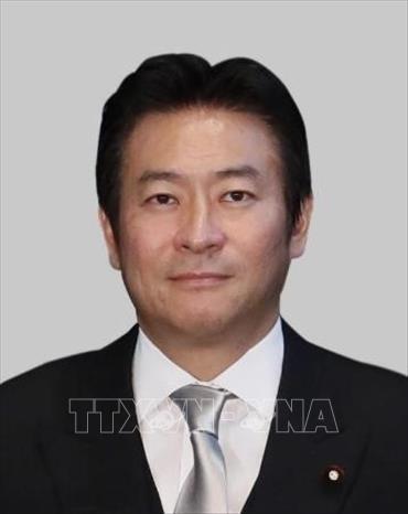 Trong ảnh: Ông Tsukasa Akimoto, Hạ nghị sĩ của đảng Dân chủ Tự do (LDP) cầm quyền tại Nhật Bản. Ảnh: Kyodo/TTXVN