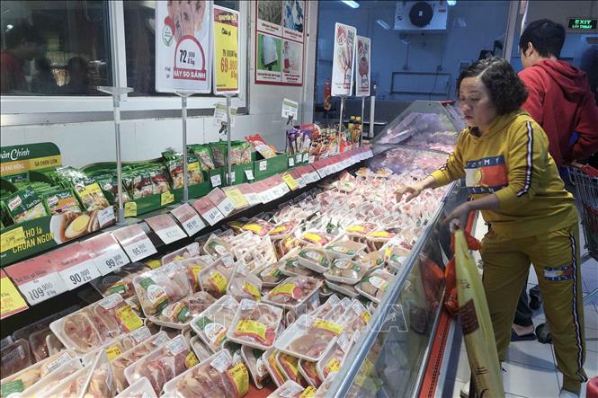 Trong ảnh: Khách hàng mua sắm tại siêu thị Big C Lê Trọng Tấn. Ảnh: Trần Việt – TTXVN