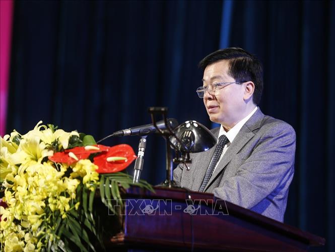 Trong ảnh: Ông Nguyễn Văn Chương, Phó Chủ tịch UBND tỉnh Hòa Bình phát biểu tại hội nghị. Ảnh: Trọng Đạt - TTXVN