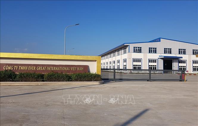 Trong ảnh: Công ty TNHH Ever Great International Việt Nam đã trở lại hoạt động. Ảnh: Đức Phương - TTXVN