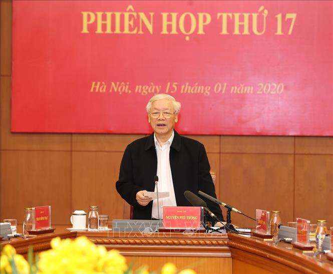Trong ảnh: Tổng Bí thư, Chủ tịch nước Nguyễn Phú Trọng phát biểu kết luận phiên họp. Ảnh: Trí Dũng – TTXVN