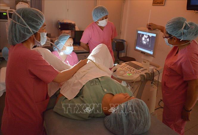 Trong ảnh: Bệnh viện Từ Dũ là bệnh viện đầu ngành khu vực phía Nam trong lĩnh vực sản – phụ khoa, là cơ sở công lập đầu tiên trong cả nước triển khai các kỹ thuật y học sinh sản hiện đại của thế giới trong chuẩn đoán và điều trị, trong đó nổi bật là kỹ thuật hỗ trợ sinh sản - thụ tinh ống nghiệm, được ứng dụng từ năm 1997. Ảnh: Phương Vy - TTXVN