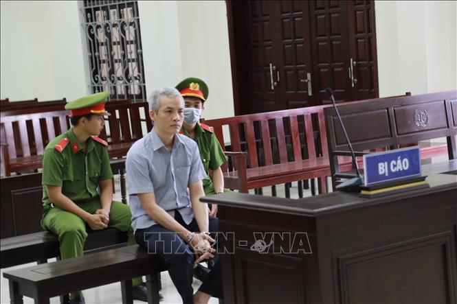 Trong ảnh: Bị cáo Đặng Trường An tại phiên tòa. Ảnh: Tây Ninh - TTXVN