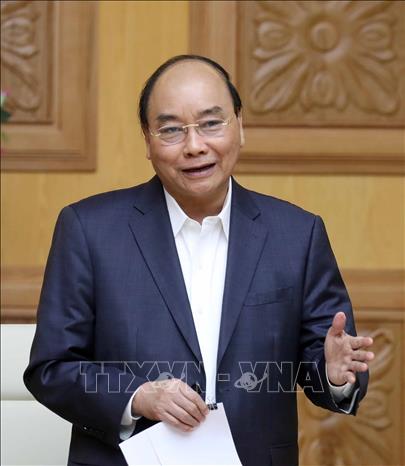 Trong ảnh: Thủ tướng Nguyễn Xuân Phúc phát biểu tại phiên họp. Ảnh: Thống Nhất – TTXVN
