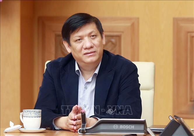 Trong ảnh: Thứ trưởng Bộ Y tế Nguyễn Thanh Long phát biểu. Ảnh: Doãn Tấn - TTXVN