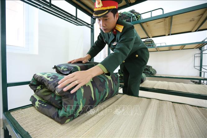 Trong ảnh: Khu lưu trú cho các công dân về cách ly. Ảnh: TTXVN 