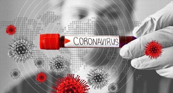 Trong ảnh: Bảng cảnh báo về virus corona. Ảnh: IRNA/TTXVN