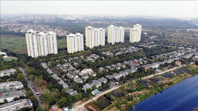 Trong ảnh: Khu đô thị Ecopark, huyện Văn Giang (Hưng Yên). Ảnh: Danh Lam – TTXVN