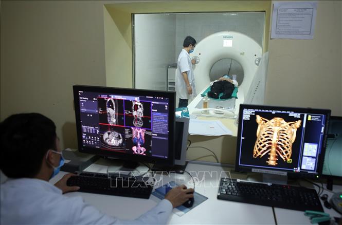 Trong ảnh: Bệnh viện Đa khoa tỉnh Hưng Yên được đầu tư hiện đại, thực hiện nhiều ca phẫu thuật phức tạp. Ảnh: Danh Lam – TTXVN