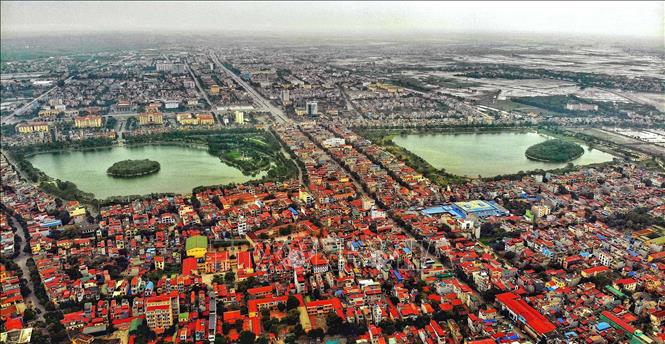 Trong ảnh: Diện mạo đô thị thành phố Hưng Yên ngày càng khởi sắc. Ảnh: Danh Lam – TTXVN