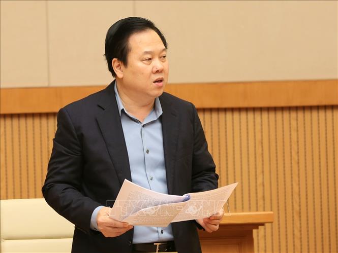 Trong ảnh: Chủ tịch Ủy ban Quản lý vốn Nhà nước tại doanh nghiệp Nguyễn Hoàng Anh phát biểu. Ảnh: Doãn Tấn - TTXVN