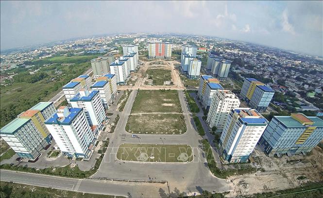 Photo: A quarantine area at the HCM City-based National University's dormitory. VNA Photo