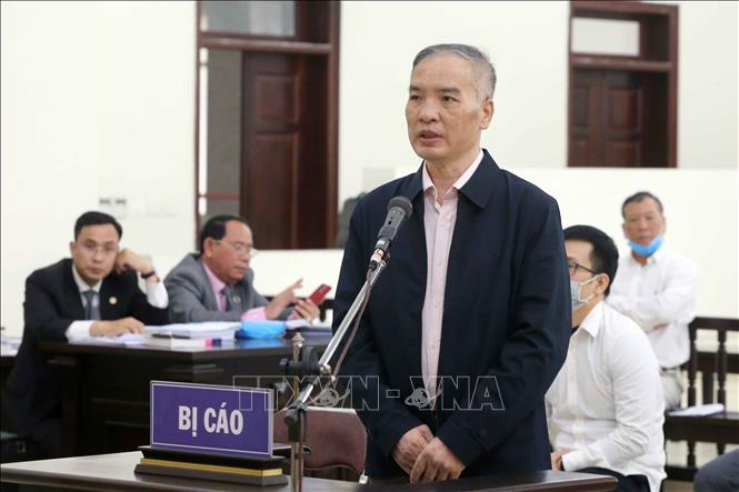 Trong ảnh: Bị cáo Lê Nam Trà, cựu Chủ tịch Hội đồng thành viên MobiFone. Ảnh: Doãn Tấn - TTXVN
