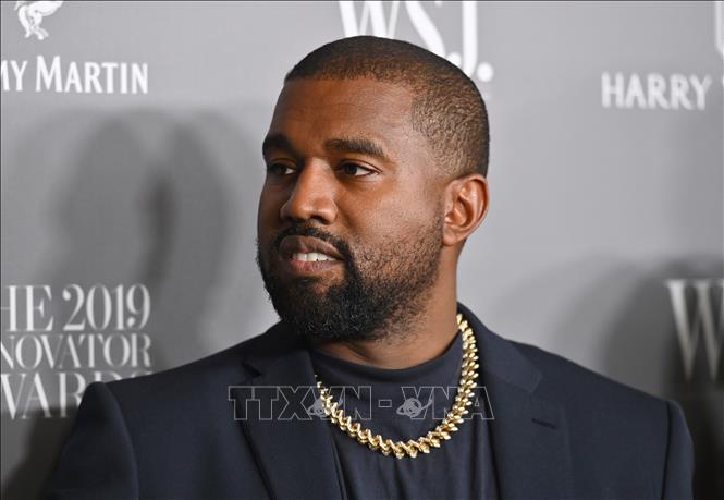 Trong ảnh: Siêu sao Kanye West tham dự một sự kiện ở New York, Mỹ, ngày 6/11/2019. Ảnh: AFP/TTXVN