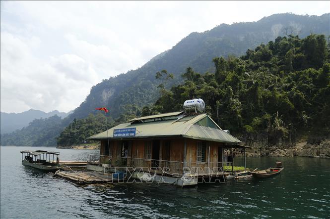 Trong ảnh: Trạm kiểm lâm Bắc Vãng (Na Hang). Ảnh: Nam Sương - TTXVN