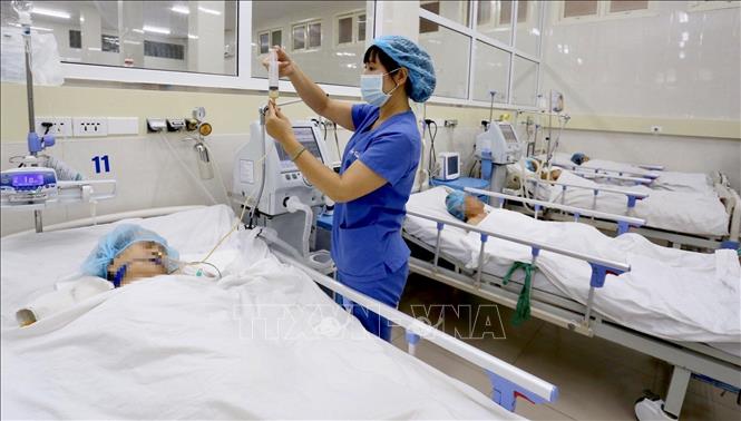 Photo: Caring for patients at Hue Central Hospital’s stroke centre./. 