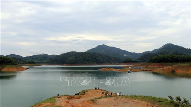 Trong ảnh: Quang cảnh hồ thủy điện Bình Điền. Ảnh: Đỗ Trưởng-TTXVN
