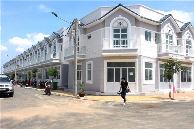 Trong ảnh: Khu nhà ở xã hội Khu công nghiệp Hàm Kiệm 1 (giai đoạn 1) đã được xây dựng hoàn thành. Ảnh: Hồng Hiếu - TTXVN
 