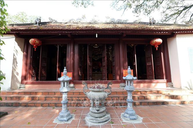 Trong ảnh: Đền thờ vị thủ lĩnh Hoàng Công Chất (ảnh tư liệu). Ảnh: Phan Tuấn Anh - TTXVN