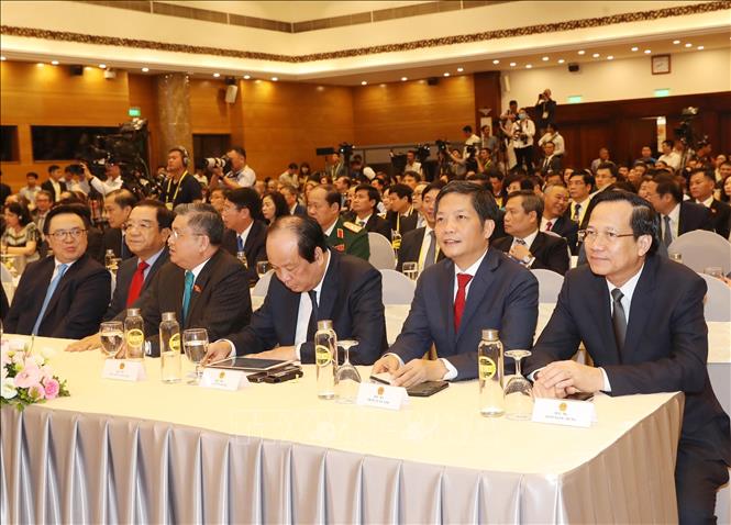 Photo: Vietnamese delegates at the summit’s opening ceremony. VNA Photo