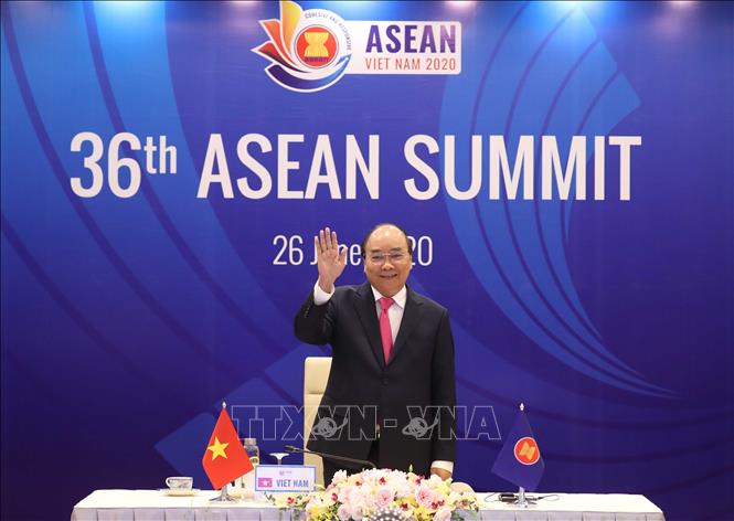 Photo: Vietnam’s Prime Minister NguyenXuan Phuc at the summit’s opening ceremony. VNA Photo