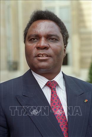 Trong ảnh (tư liệu): Chân dung cố Tổng thống Rwanda Juvenal Habyarimana. Ảnh: AFP/TTXVN