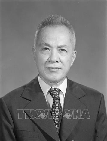 Trong ảnh: Luật sư Nguyễn Hữu Thọ, Chủ tịch Quốc hội khóa VII (1981-1987). Ảnh: TTXVN