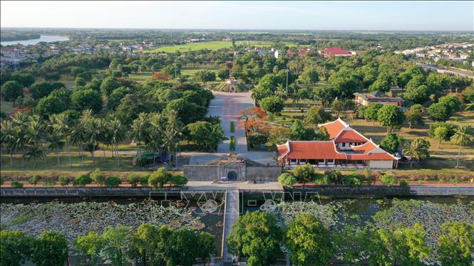 Photo: An overview of the Quang Tri Ancient Citadel from the South Gate. VNA Photo: Hồ Cầu