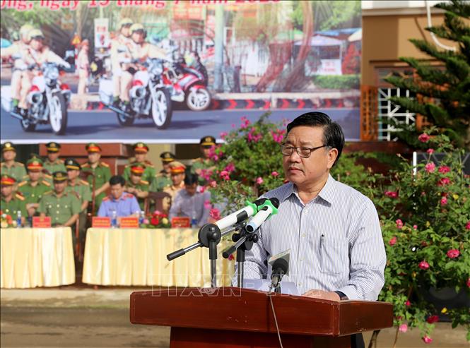 Trong ảnh: Ông Trần Xuân Hải, Phó Chủ tịch Thường trực UBND tỉnh Đắk Nông phát biểu chỉ đạo. Ảnh: Hưng Thịnh – TTXVN
